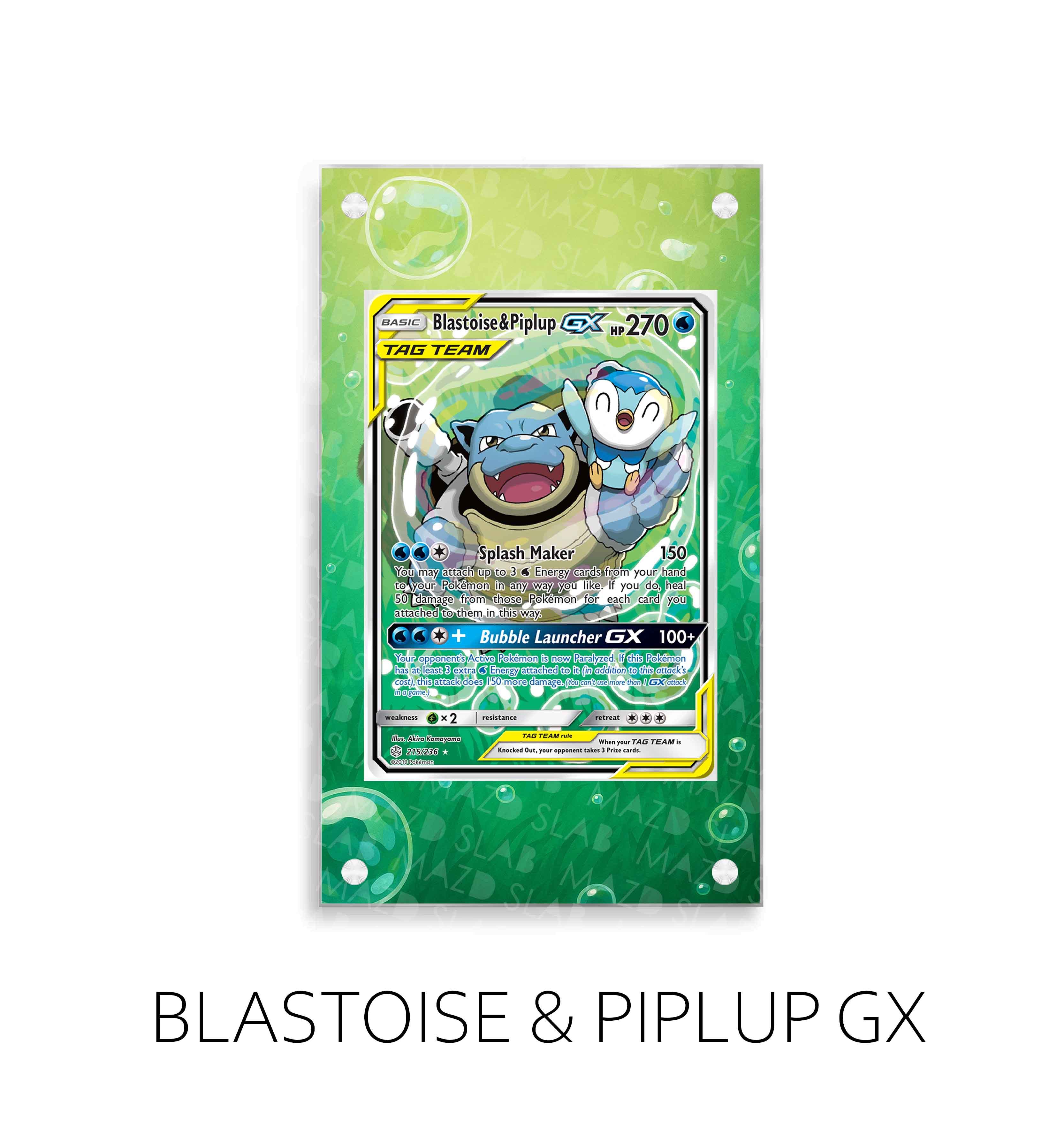 Blastoise & Piplup Gx P346