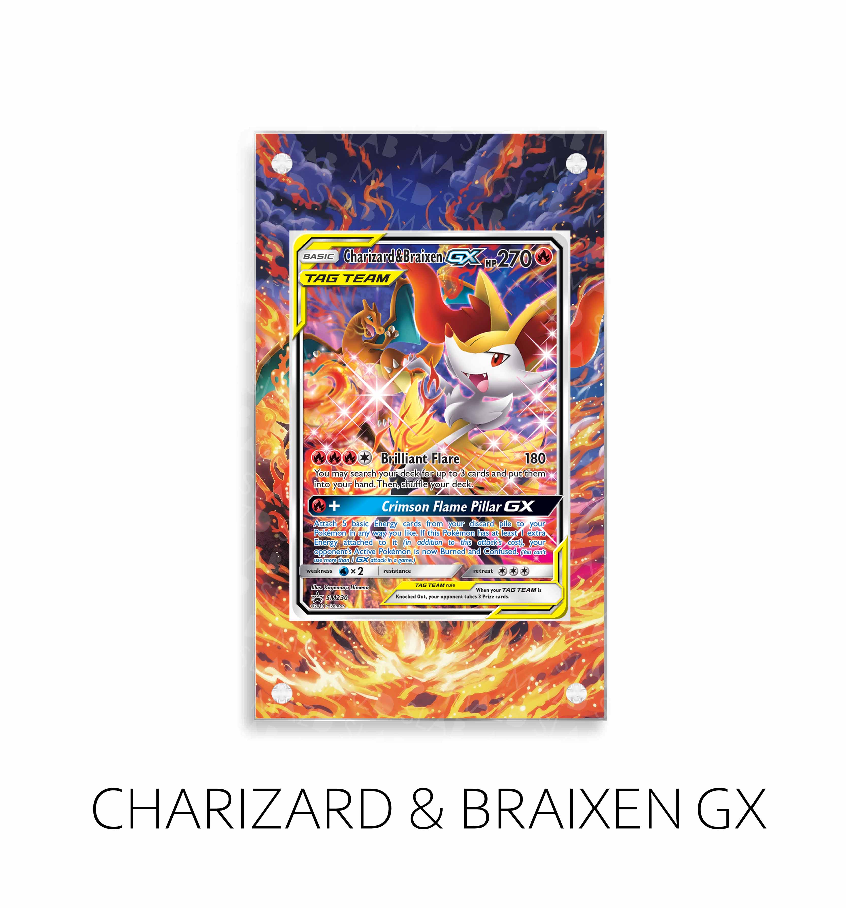 Charizard & Braixen Gx P452