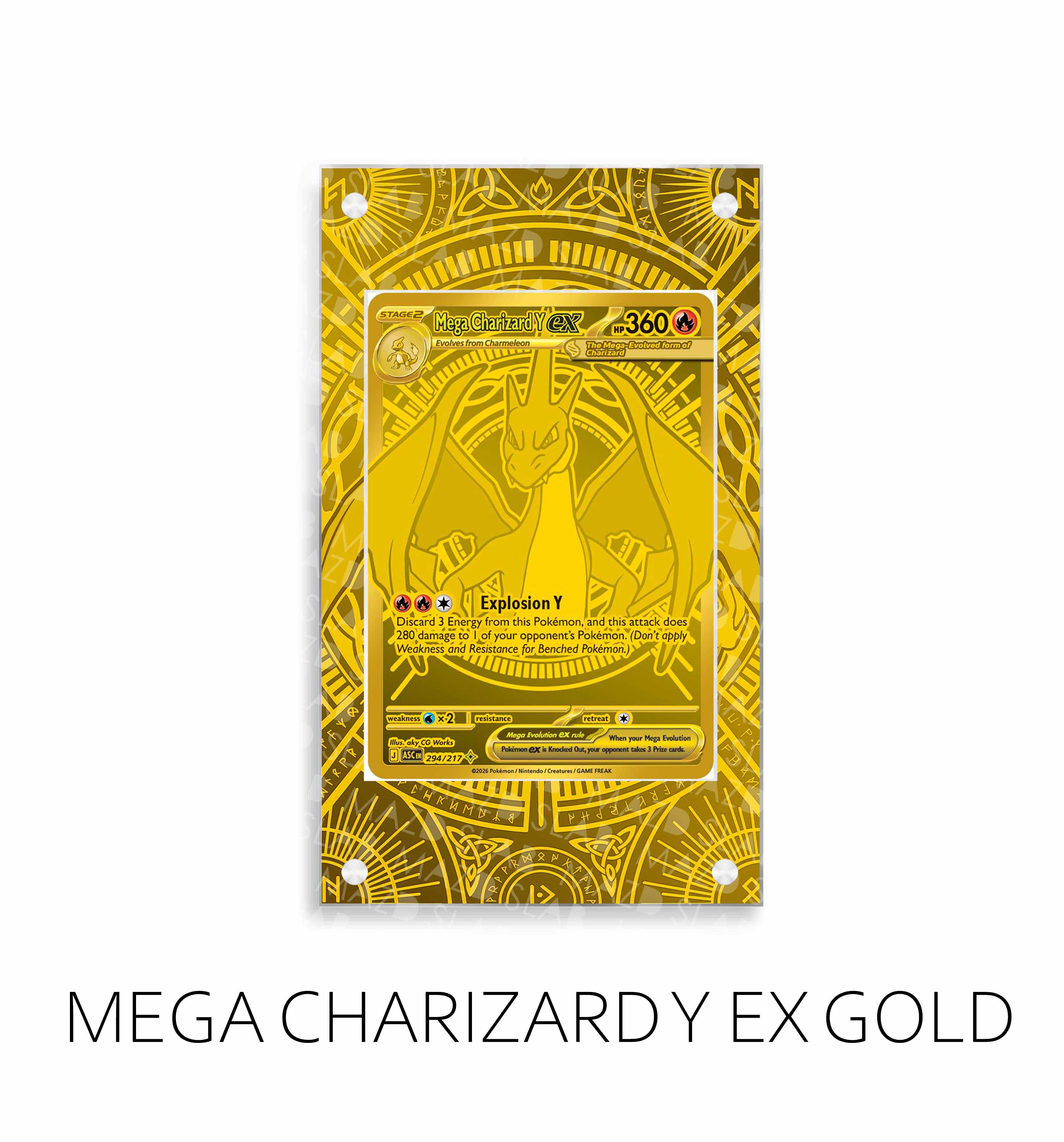 Mega Charizard Y Ex Gold P474